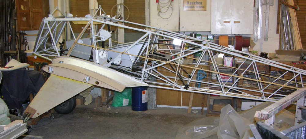 ANTARES repaired fuselage
